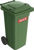 Müllgroßbehälter 120l HDPE grün fahrbar,