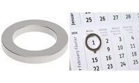 MAUL Neodym-Ringmagnet, Durchmesser: 12 mm, nickel (8025090)