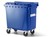 Kunststoffcontainer 770 l 4-Rad Blau