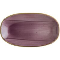 Produktbild zu BONNA »Aura« Platte oval, black berry, Länge: 190 mm, Breite: 110 mm