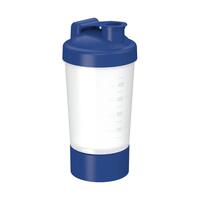 Artikelbild Shaker "Protein", Pro, 0.40 l, Version 1, transparent/standard-blue PP