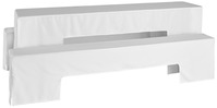 Biertischhussen-Set 3-teilig; 70x220 cm (BxL); weiß; rechteckig