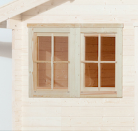 Doppelfenster für Gartenhaus