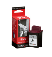 Lexmark No.71 Moderate Use Black Print Cartridge Druckerpatrone Original