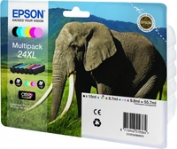 Epson Elephant Multipack 6 Farben 24XL Claria Photo HD Ink