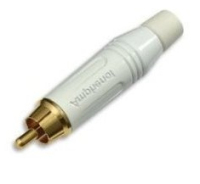 Amphenol ACPR-WHT cable gender changer RCA White