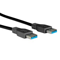 ROLINE 11.02.8971 cavo USB 3 m USB 3.2 Gen 1 (3.1 Gen 1) USB A Nero