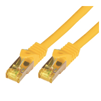 M-Cab 5m Cat7 kabel sieciowy Żółty S/FTP (S-STP)