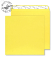Blake Creative Colour Banana Yellow Peel and Seal Wallet 220x220mm 120gsm (Pack 250)