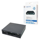 LogiLink CR0012 Kartenleser USB 2.0 Eingebaut Schwarz