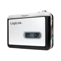 LogiLink UA0281 Kassettenspieler 1 Deck(s) Schwarz, Weiß