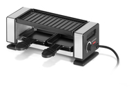 Rotel Duo Raclette Grill 2 Person(en) 350 W Schwarz, Silber