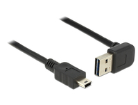 DeLOCK 85184 USB-kabel 0,5 m USB 2.0 USB A Mini-USB B Zwart
