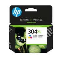 HP 304XL Cartouche d’encre trois couleurs grande capacité authentique