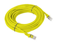 Lanberg PCU5-10CC-1000-Y kabel sieciowy Żółty 10 m Cat5e U/UTP (UTP)