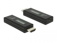 DeLOCK 63327 zmieniacz płci / kabli HDMI-A 19 pin USB Type Micro-B Czarny