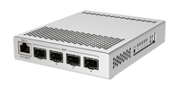 Mikrotik CRS305-1G-4S+IN hálózati kapcsoló Vezérelt Gigabit Ethernet (10/100/1000) Ethernet-áramellátás (PoE) támogatása Fehér
