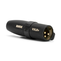 RØDE VXLR+ cambiador de género para cable 3.5mm TRS mini-jack XLR Negro