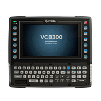 Zebra VC8300 PDA 20,3 cm (8") 1280 x 720 Pixels Touchscreen 3,7 kg Zwart