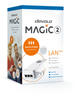 Devolo Magic 2 LAN triple 2400 Mbit/s Eingebauter Ethernet-Anschluss Weiß 1 Stück(e)