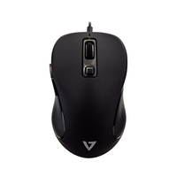 V7 Mouse con filo USB MU300 PRO a 6 pulsanti con DPI regolabili, nero