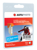 AgfaPhoto APCCLI521YD ink cartridge 1 pc(s) Standard Yield Yellow
