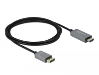 DeLOCK 85929 video átalakító kábel 2 M HDMI A-típus (Standard) DisplayPort Fekete, Szürke
