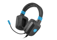 FURY NFU-1584 słuchawki/zestaw słuchawkowy Przewodowa Opaska na głowę Gaming Czarny, Niebieski