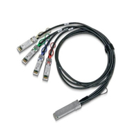 Nvidia 980-9I48B-00C002 InfiniBand/fibre optic cable QSFP28 4xSFP28 Black