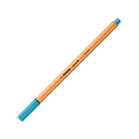STABILO point 88, premium fineliner 0.4 mm, azuur blauw, per stuk