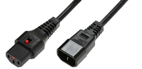 Microconnect PC1003 power cable Black 1.5 m C13 coupler C14 coupler