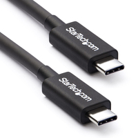StarTech.com 2m Thunderbolt 3 (20Gbps) USB-C Cable - Thunderbolt, USB, and DisplayPort Compatible
