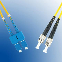Microconnect FIB1210005 cable de fibra optica 0,5 m ST SC OS2 Amarillo