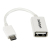 StarTech.com Micro USB auf USB OTG Adapter Stecker / Buchse - Weiß