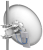 Mikrotik mANT30 PA, 4-pack network antenna Parabolic antenna RP-SMA 30 dBi