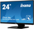 iiyama ProLite T2454MSC-B1AG számítógép monitor 60,5 cm (23.8") 1920 x 1080 pixelek Full HD LED Érintőképernyő Többfelhasználós Fekete