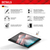 Displex Tablet Glass (9H) für Samsung Galaxy Tab S7/S8/S)/S9 FE, Eco-Montagerahmen L-Form, unzerbrechlich