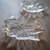 Glasi Hergiswil 346 Speiseschüssel Salatschüssel Leaf-shaped Glas Transparent