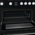 Hisense HDE3211BIBUK cooker Freestanding cooker Zone induction hob Black A