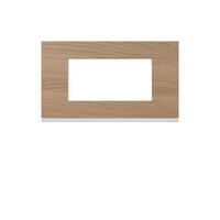 Plaque gallery 4 modules entraxe 57mm matiere oak wood (WXP4734)