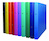 Segregator ringowy DONAU, PP, A4/2R/20mm, mix kolorów