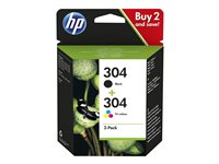 HP 304 Ink Cartridge Combo 2-Pack