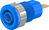 4 mm Sicherheitsbuchse blau SLB4-F