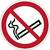 Durable Adhesive ISO "No Smoking" Prohibition Sign Safety Floor Sticker - 43cm