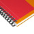 Oxford International B5 Hardcover doppelspiralgebundenes Notebook, liniert 6 mm, 80 Blatt, orange, SCRIBZEE® kompatibel