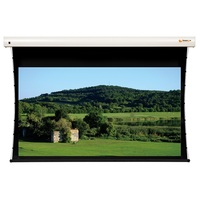 FUNSCREEN 77" (16:9) Premium Plus motoros vetítővászon (oldalfeszített, Méret: 196x105 cm, Látható méret: 170x96 cm)