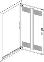Blendrahmen + Tür für UP-VT,2x7-reihig GBRU27TL