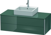 DURAVIT XS491203838 Waschtischunterbau XSQUARE 400x1200x548mm dolomiti grey hoch