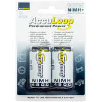 AccuPower AccuLoop AL4500-2 C / Baby / LR14 Ready2Use akkumulátor 2-Pack