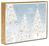 TURNOWSKY Kartenbox Weihnachten Wald 195378 Karten und Kuverts 8 Stück